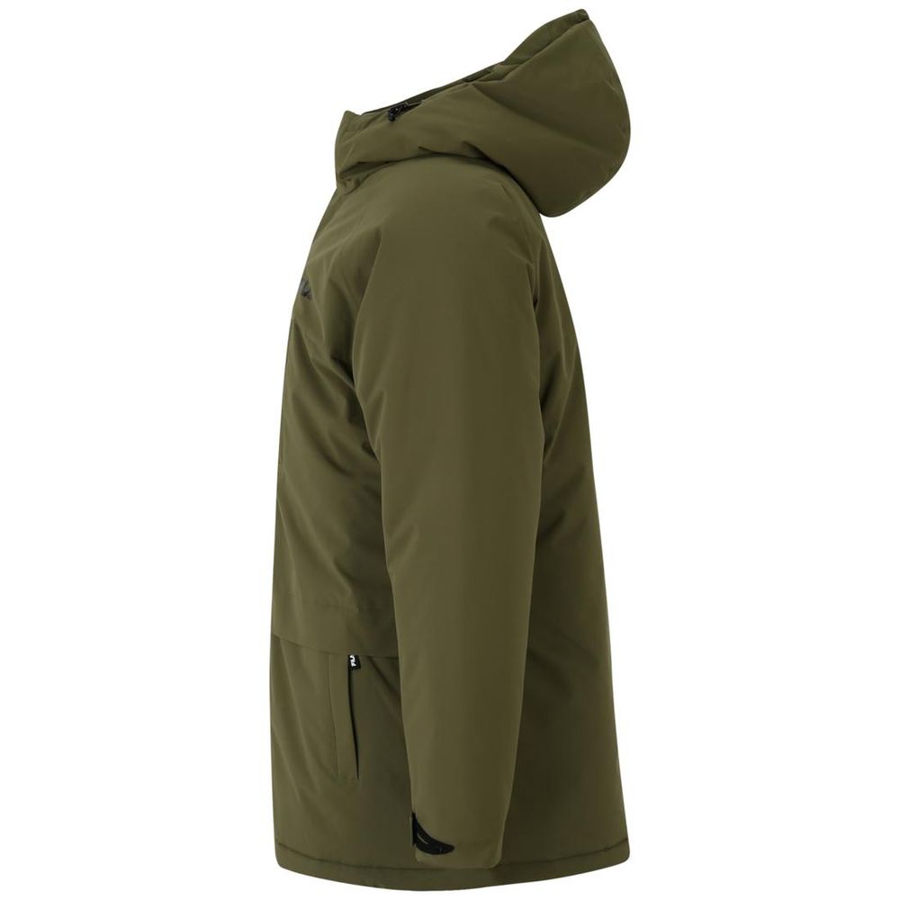 Fila Green Polyester Parka