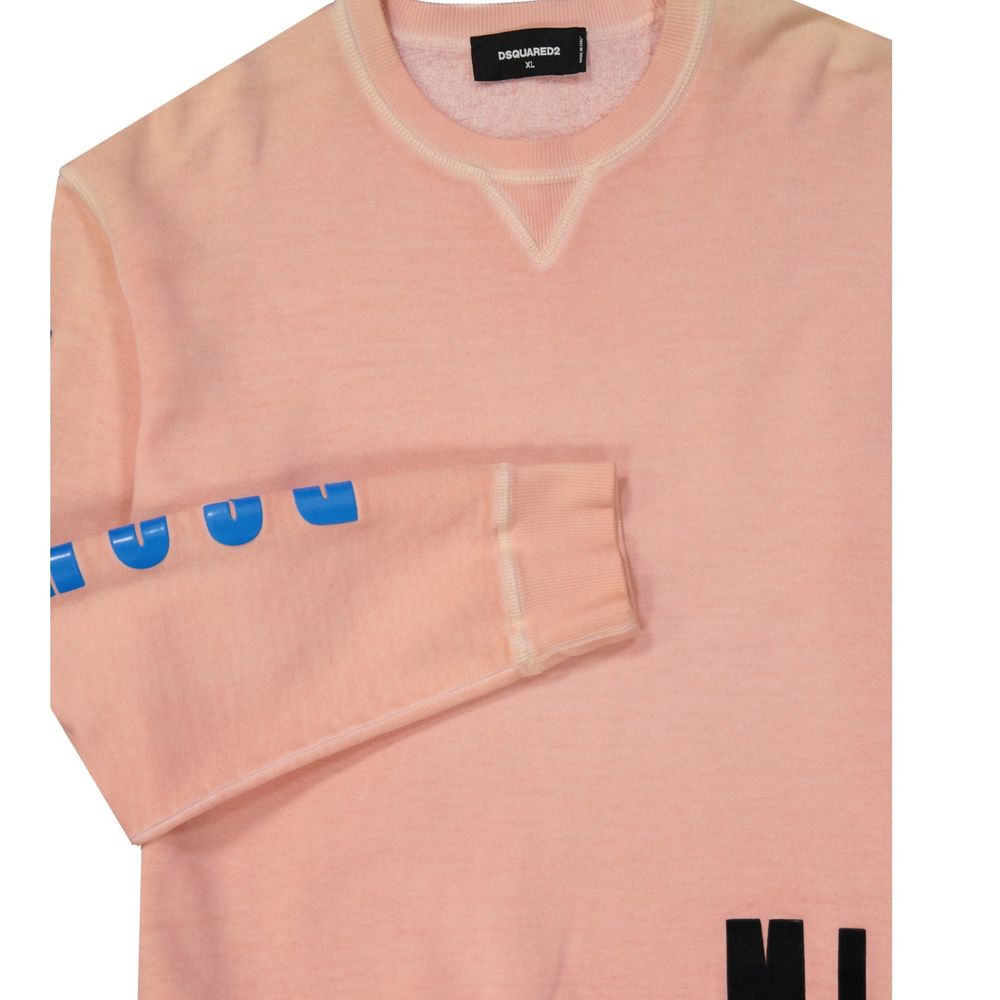 Dsquared² Orange Cotton Sweatshirt