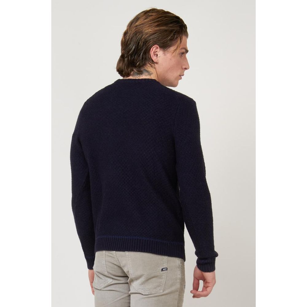 Gas Blue Marabou Sweatshirt