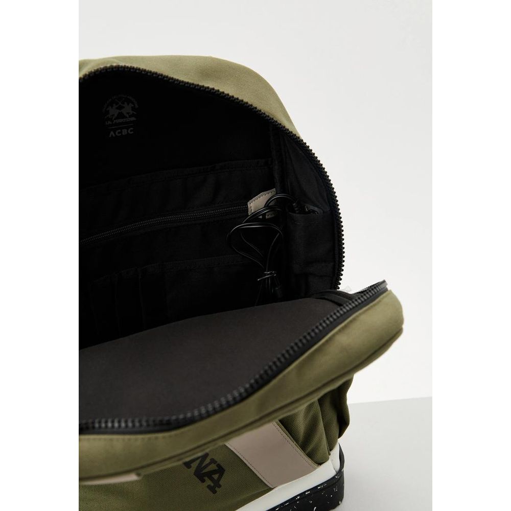 La Martina Bicolor Canvas Backpack