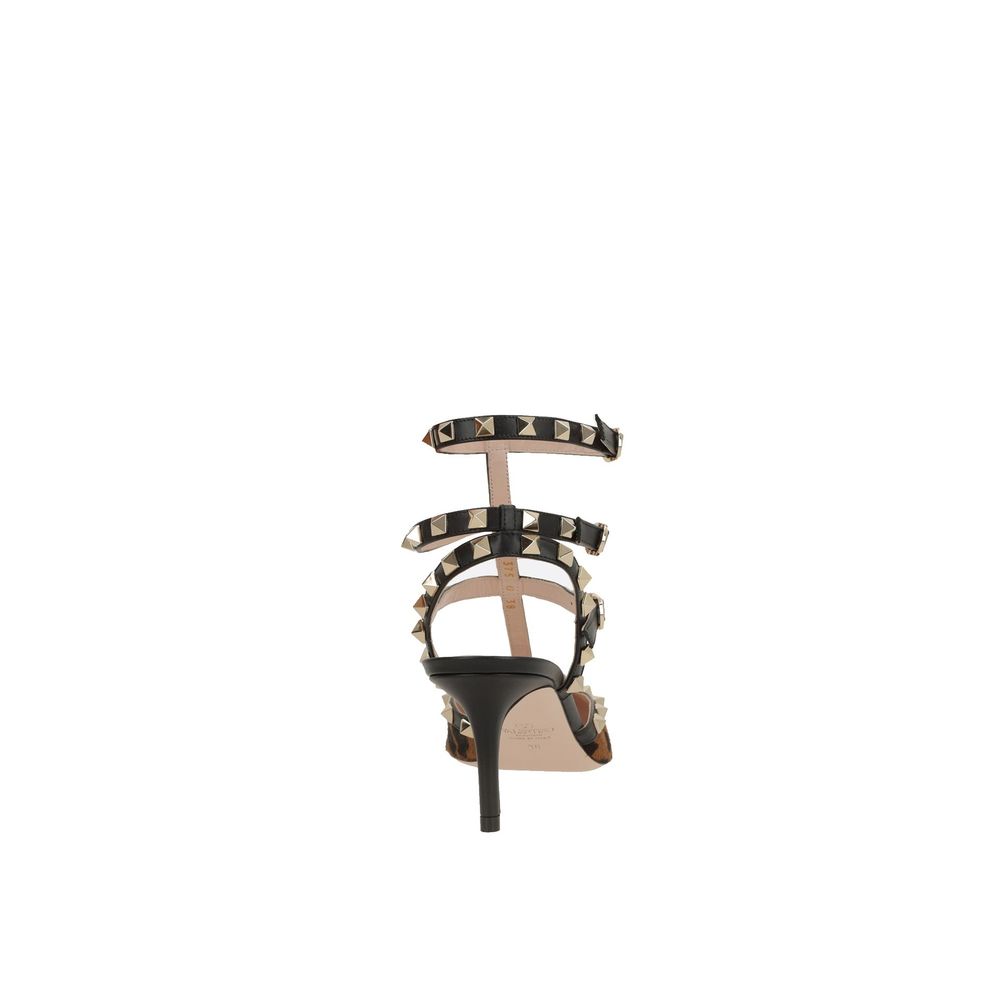 Valentino Garavani Black Calfskin Platform Pumps