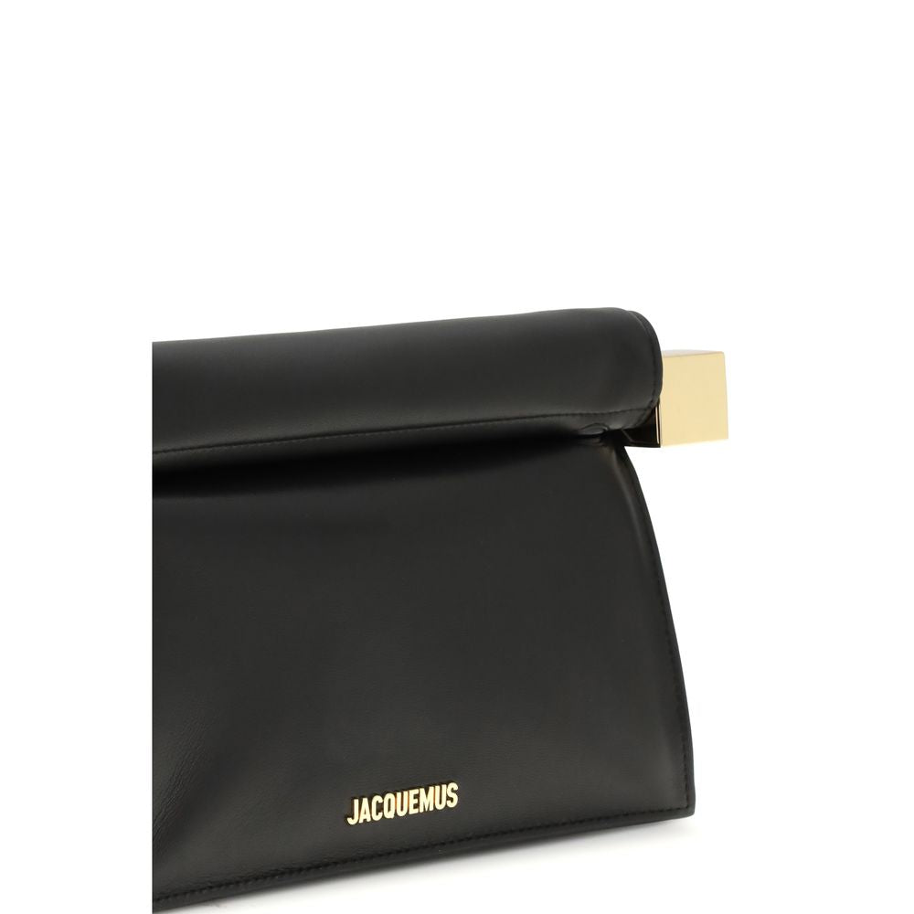 Jacquemus Black Lamb Ovis Aries Aries Clutch Bag