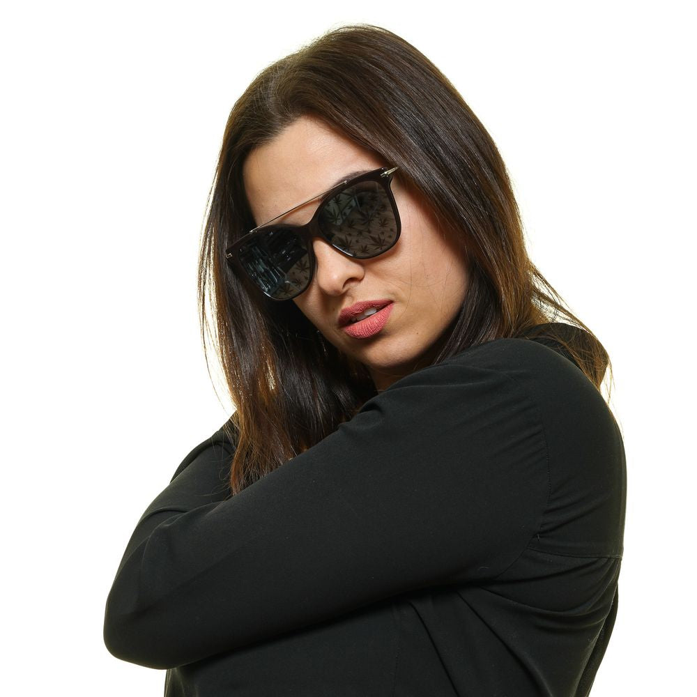 Police Brown Metal & Plastic Sunglasses
