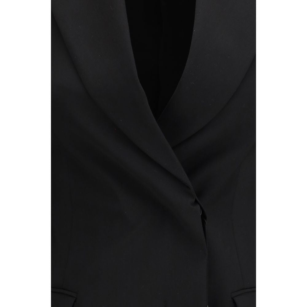 Max Mara Black Wool Oves Aries Blazer