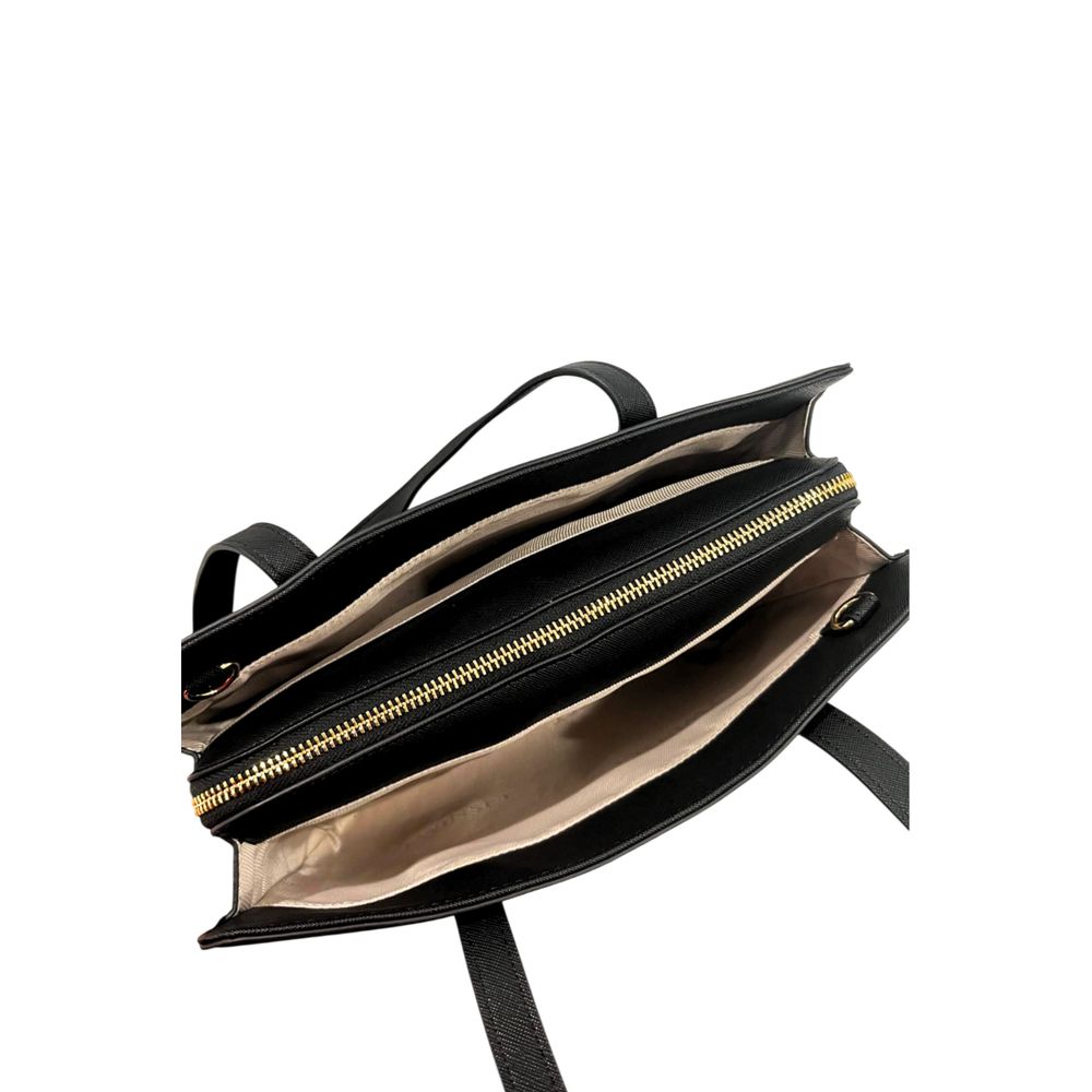 Twinset Black PU Women Shoulder Bag