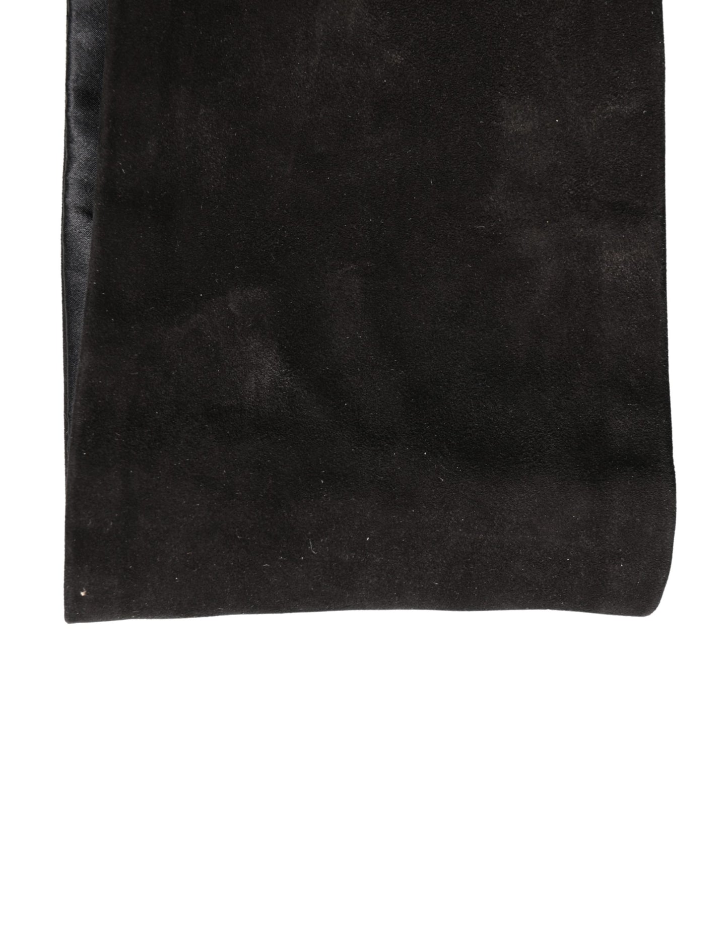Dolce & Gabbana Black Velvet Wide Belt Waist Cummerband Men