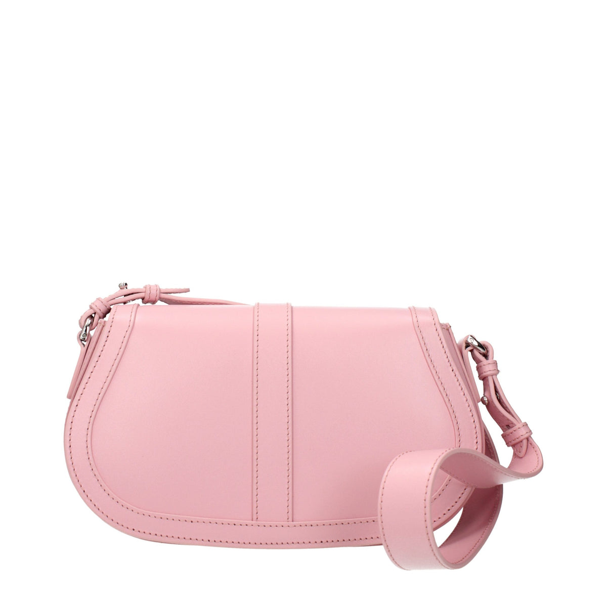 Versace Pink Leather Shoulder Bag
