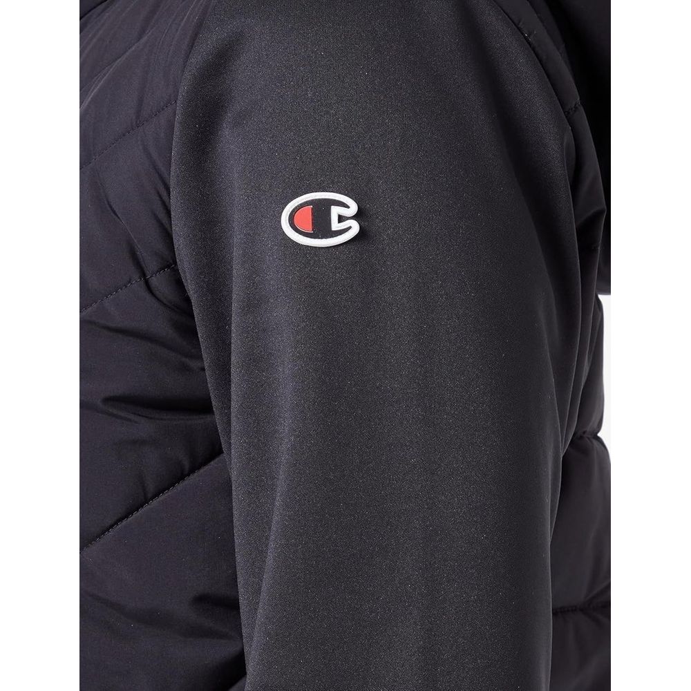 Champion Black Polyester Bomber