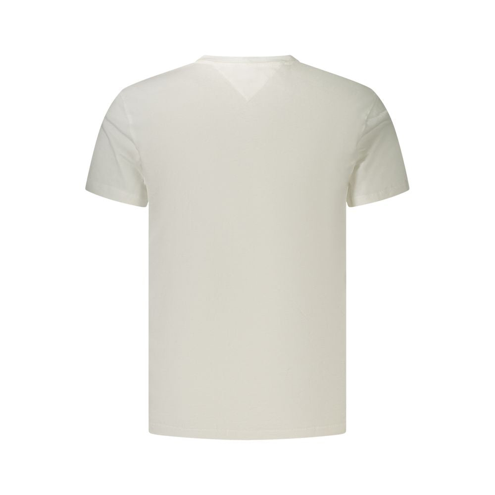 Tommy Hilfiger Bianco Cotton Men's T-Shirt