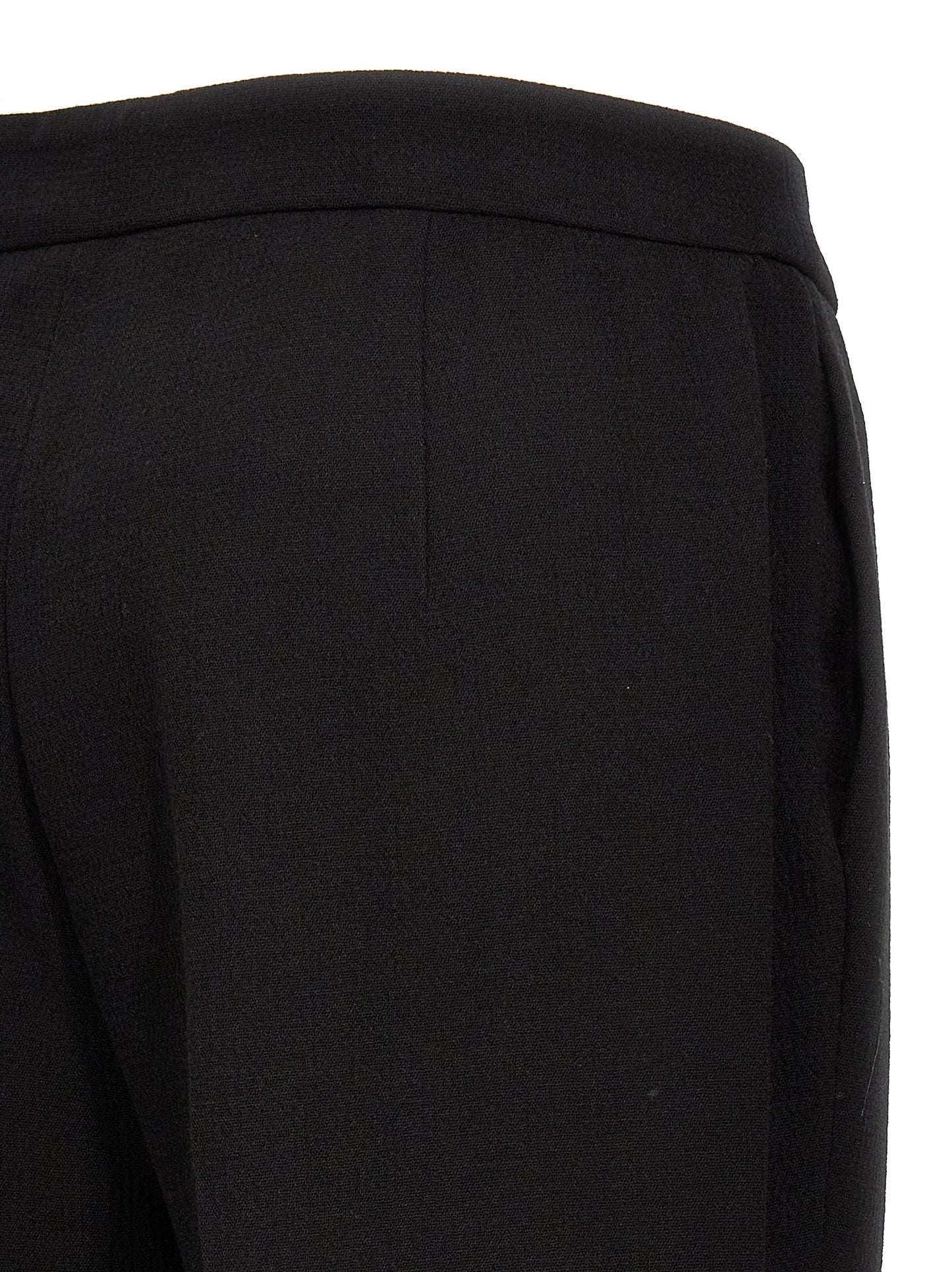 Moschino Black Viscose Dress Pants