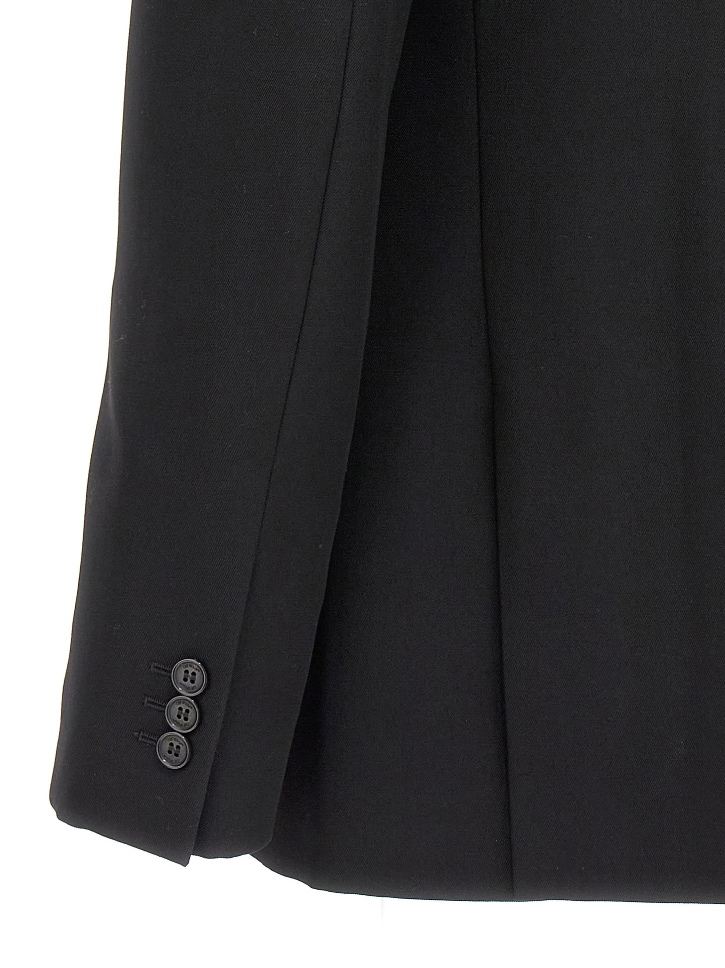 Off-White Black Virgin Wool Blazer