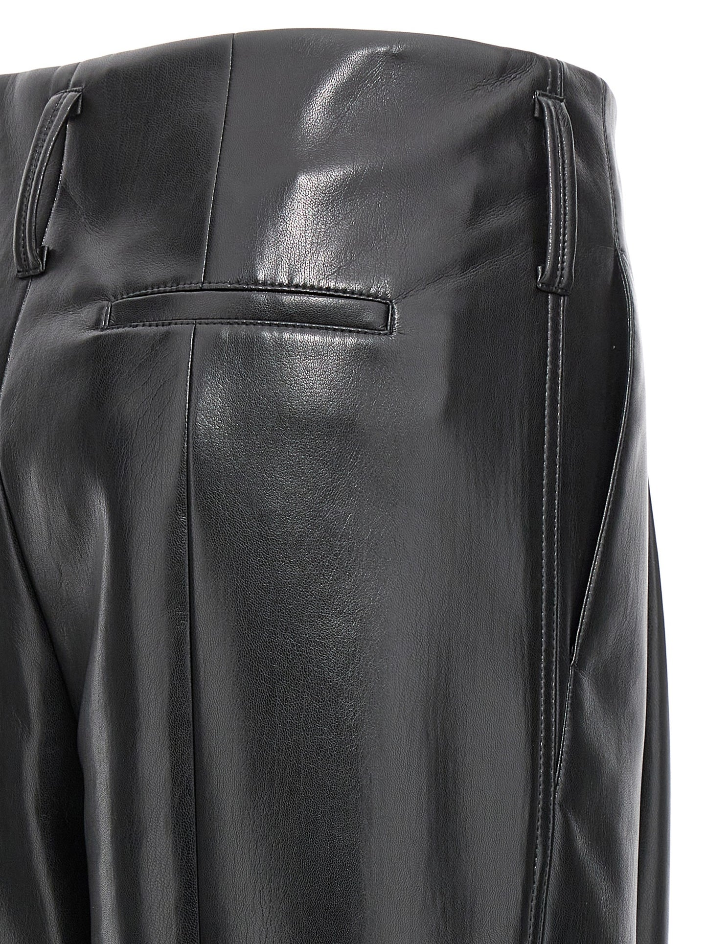 Philosophy Black Polyester Casual Pants