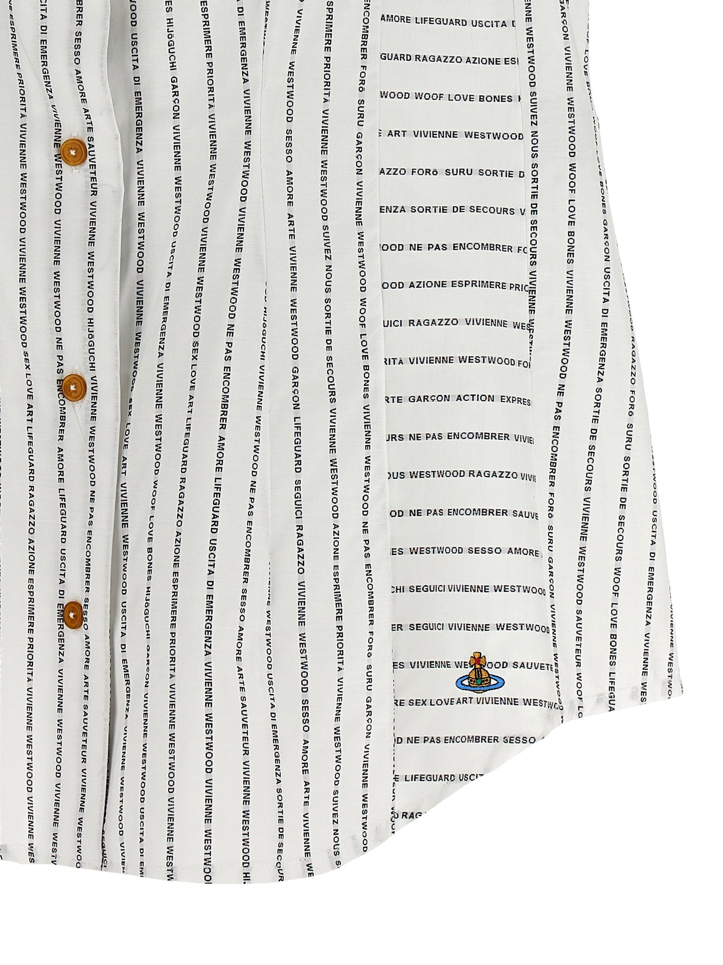 Vivienne Westwood Bicolor Cotton Blouse