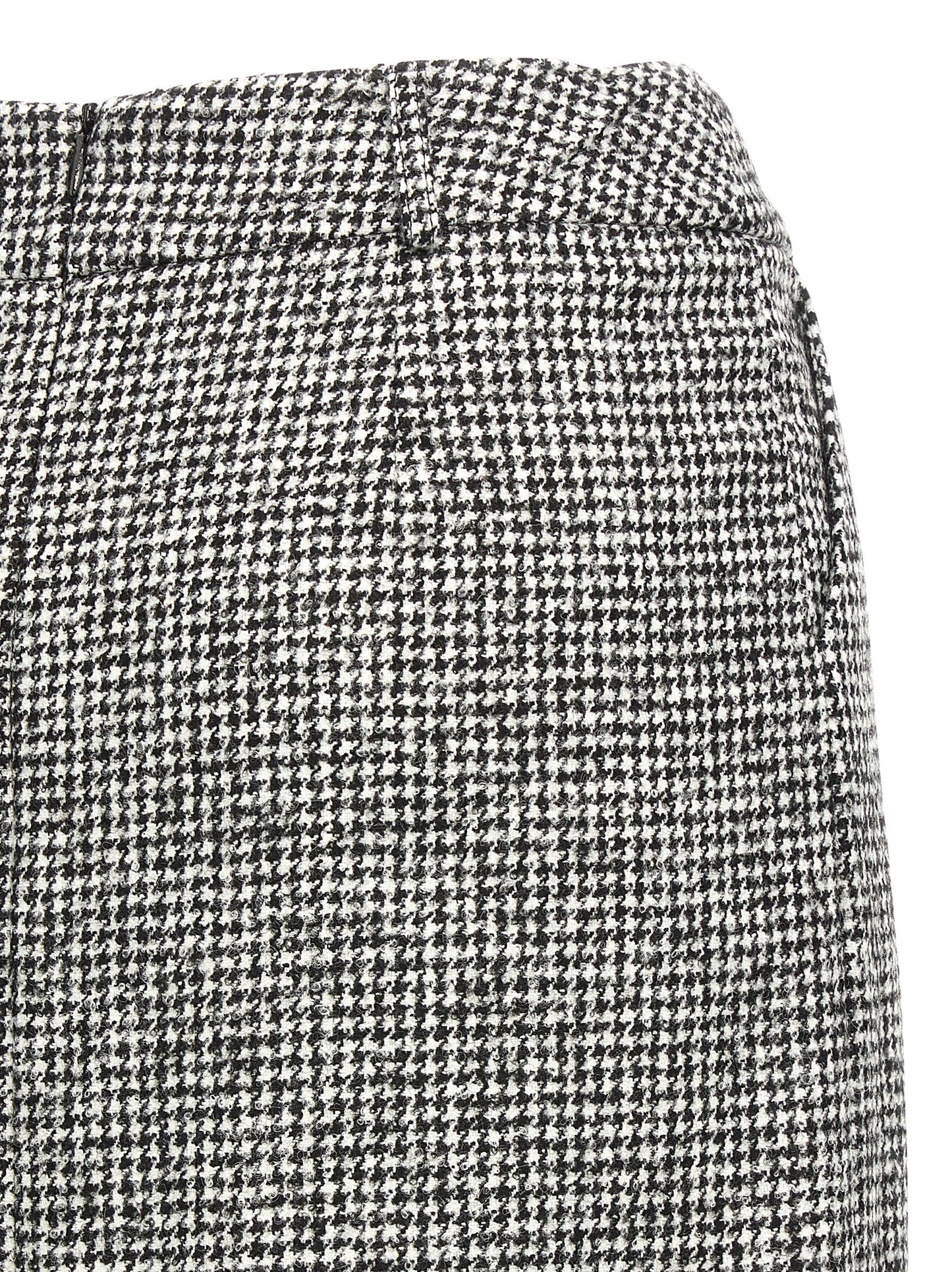 Ermanno Scervino Bicolor Wool Midi Skirt