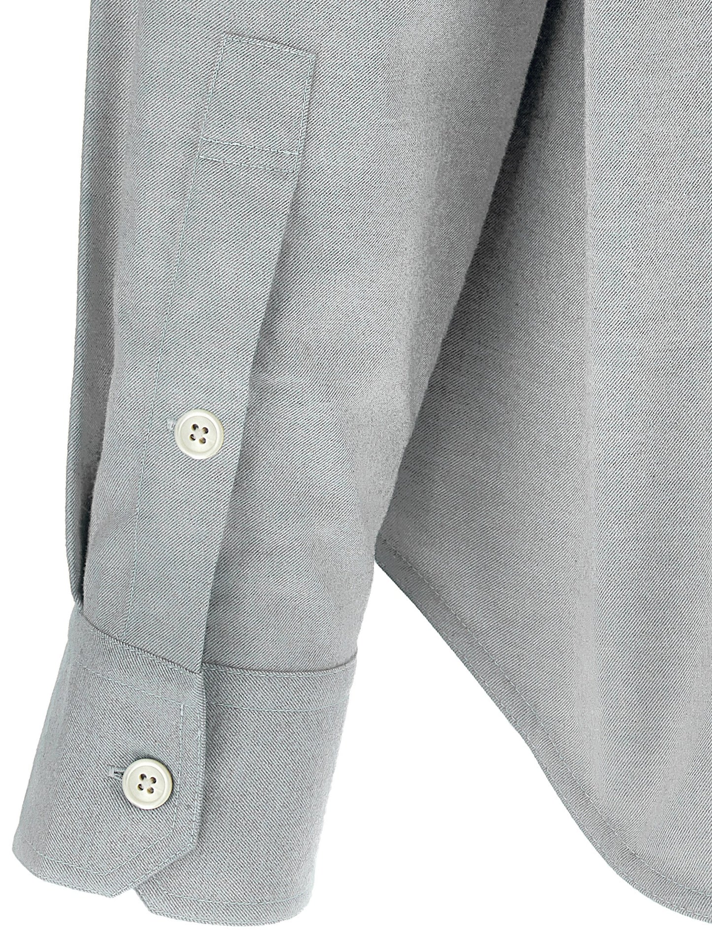 Thom Browne Gray Cotton Blouse