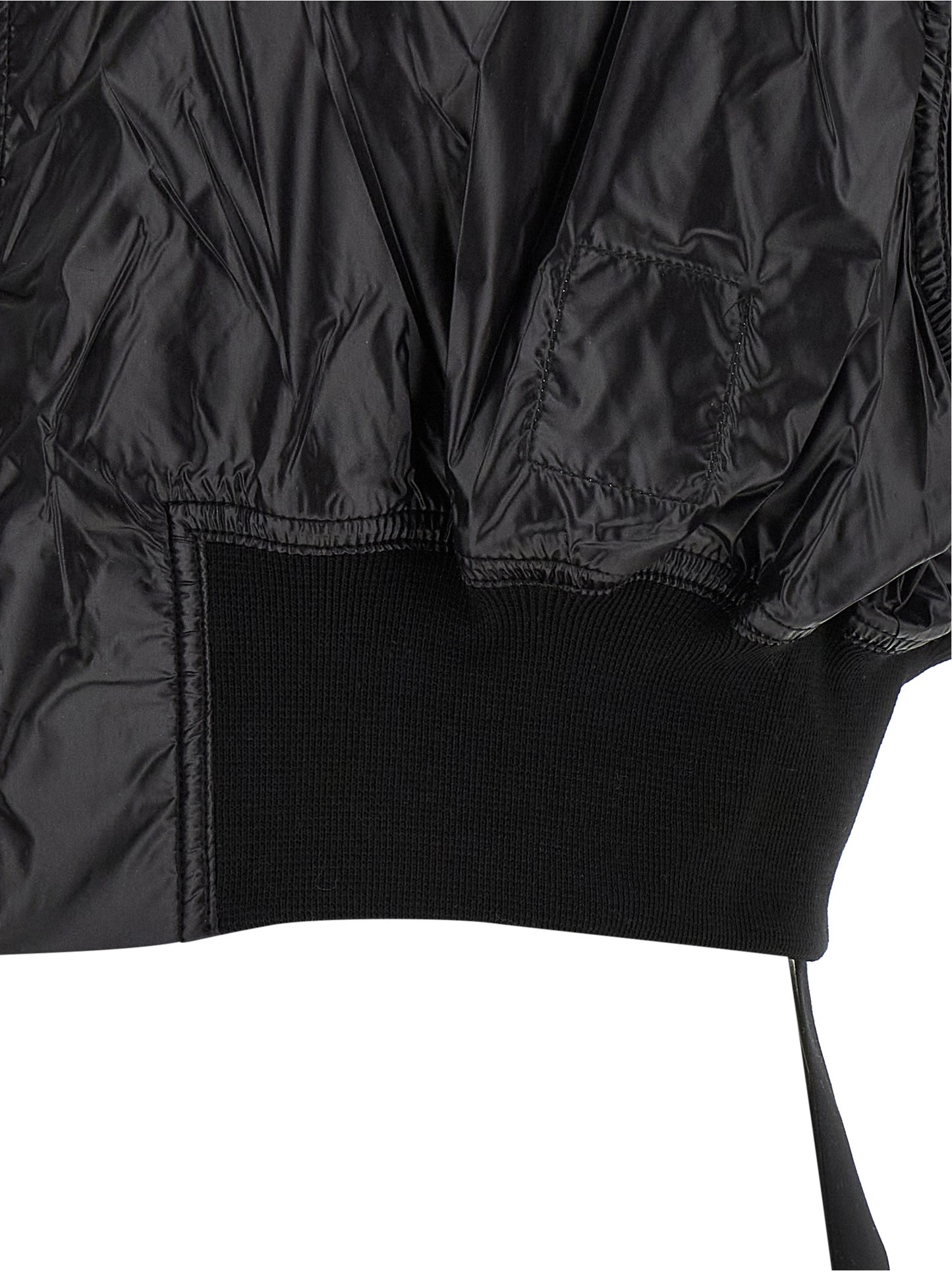 DRKSHDW Black Nylon Sleeveless Jacket