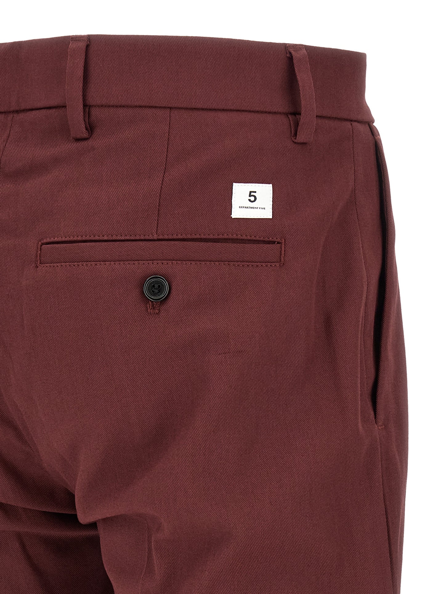 Department 5 Red Cotton Chino Pants