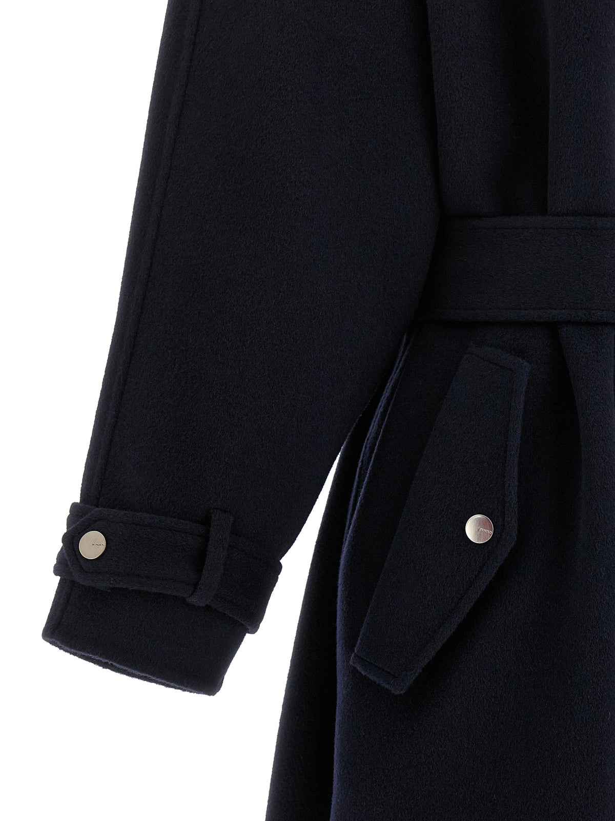 PINKO Blue Polyamide Coat