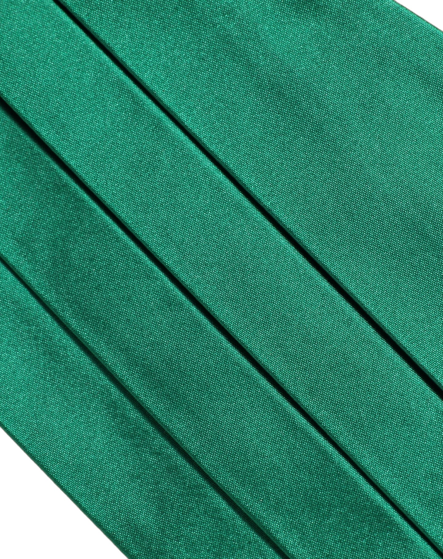 Dolce & Gabbana Green Men 100% Silk Belt Waist Cummerbund