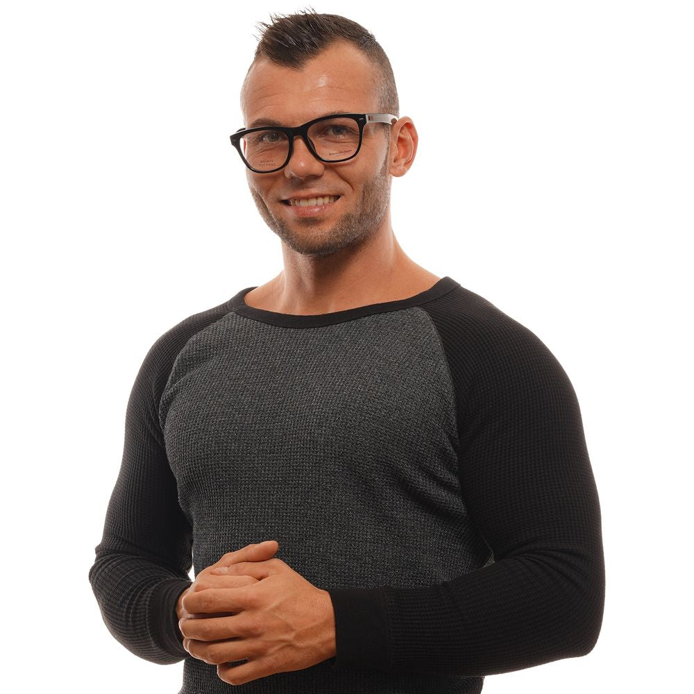 Ermenegildo Zegna Black Plastic Glasses (Frames)
