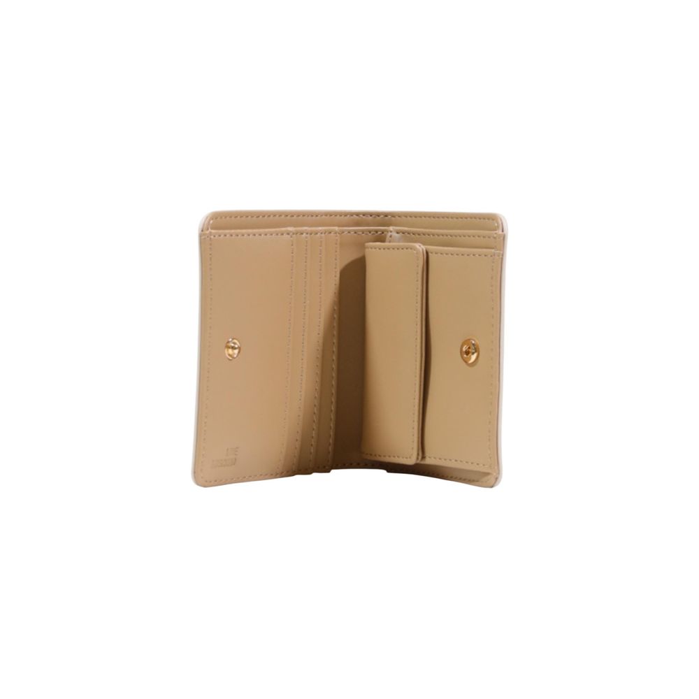 Love Moschino Beige Polyethylene Wallet