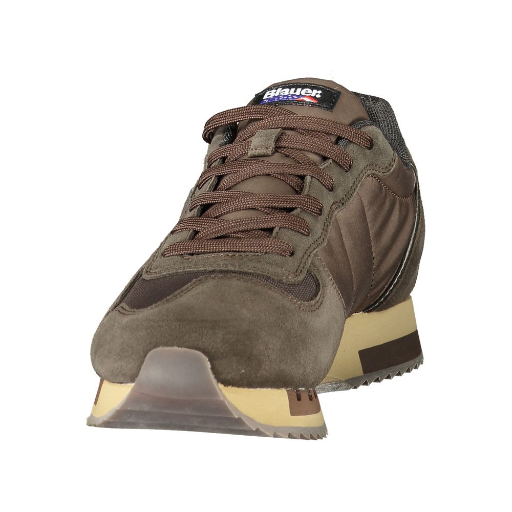 Blauer Brown Fabric Men's Sneaker