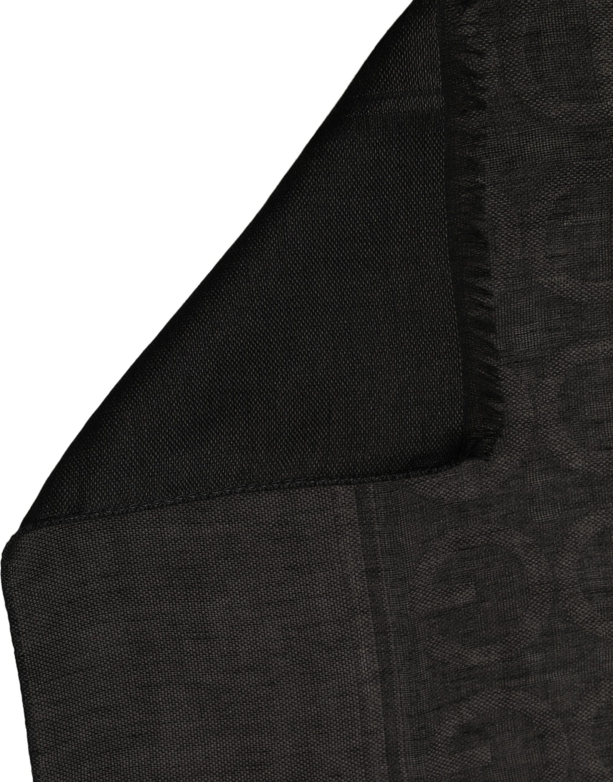 Dolce & Gabbana Black DG Logo Fringed Edge Lace Stole Scarf