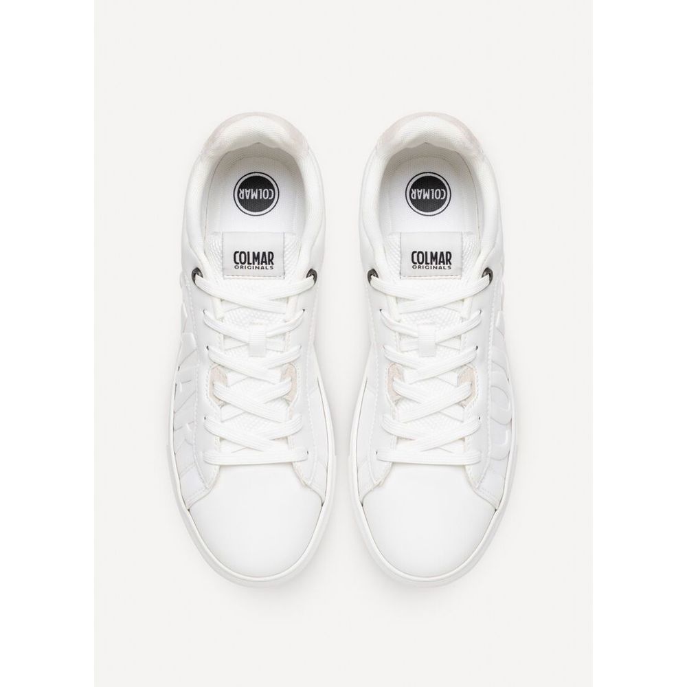 Colmar White Nylon Low Top Sneakers