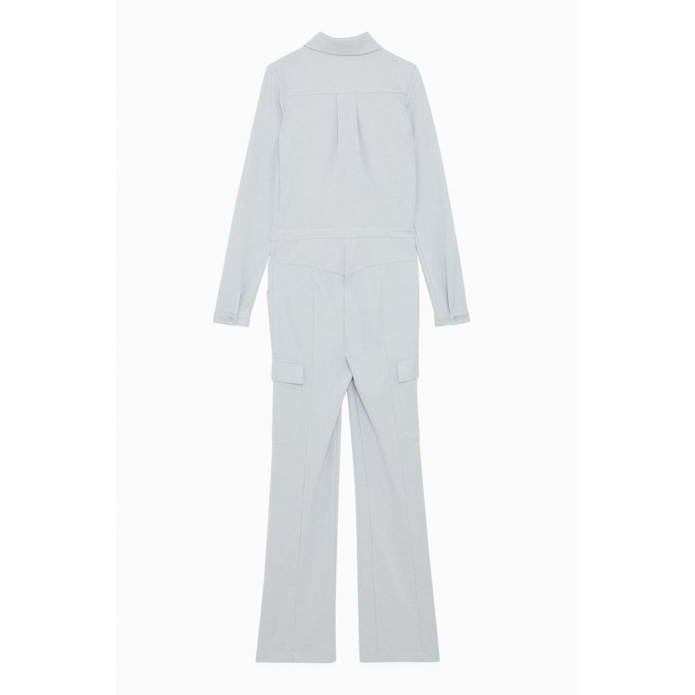 Patrizia Pepe Gray Polyester Jumpsuit