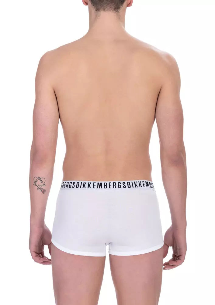 Bikkembergs White Cotton Men's Trunk