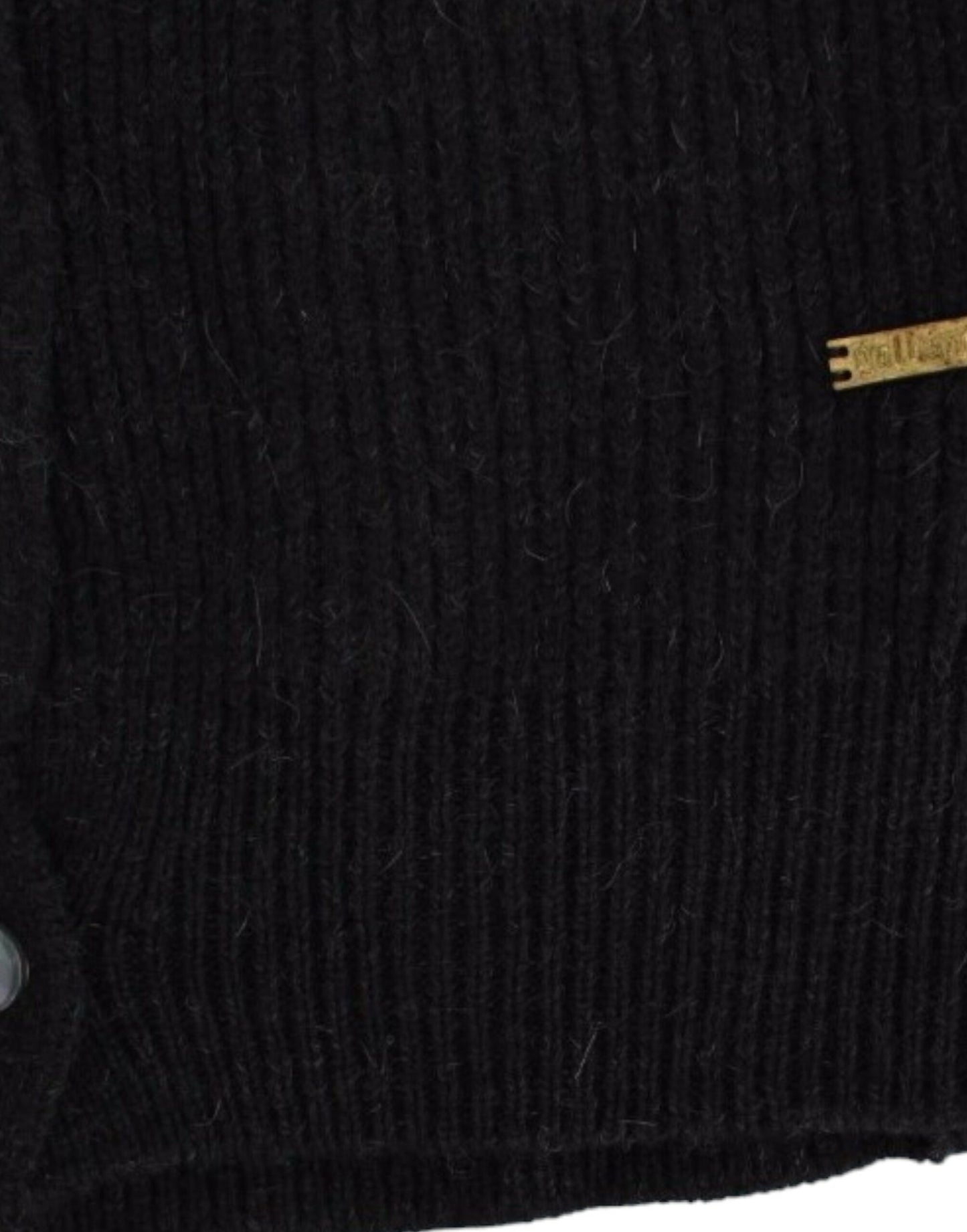 John Galliano Black wool cardigan
