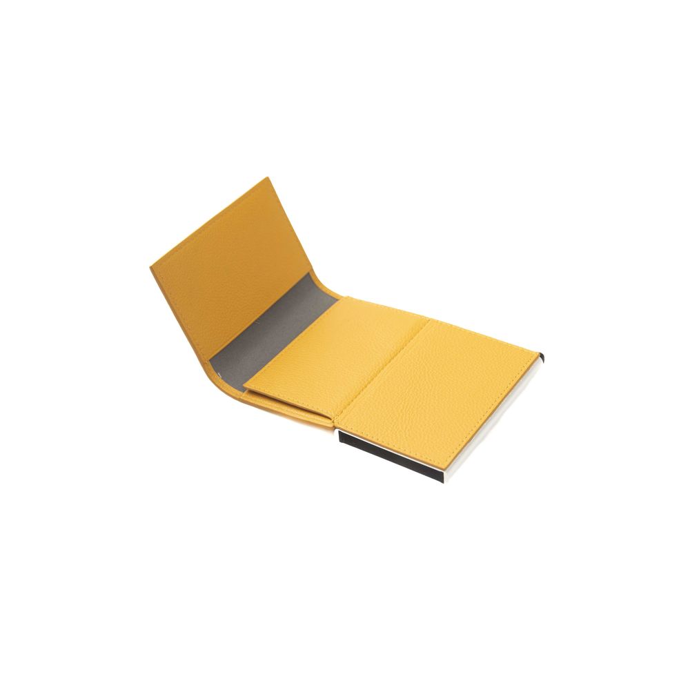 Cerruti 1881 Yellow Calfskin Men Wallet