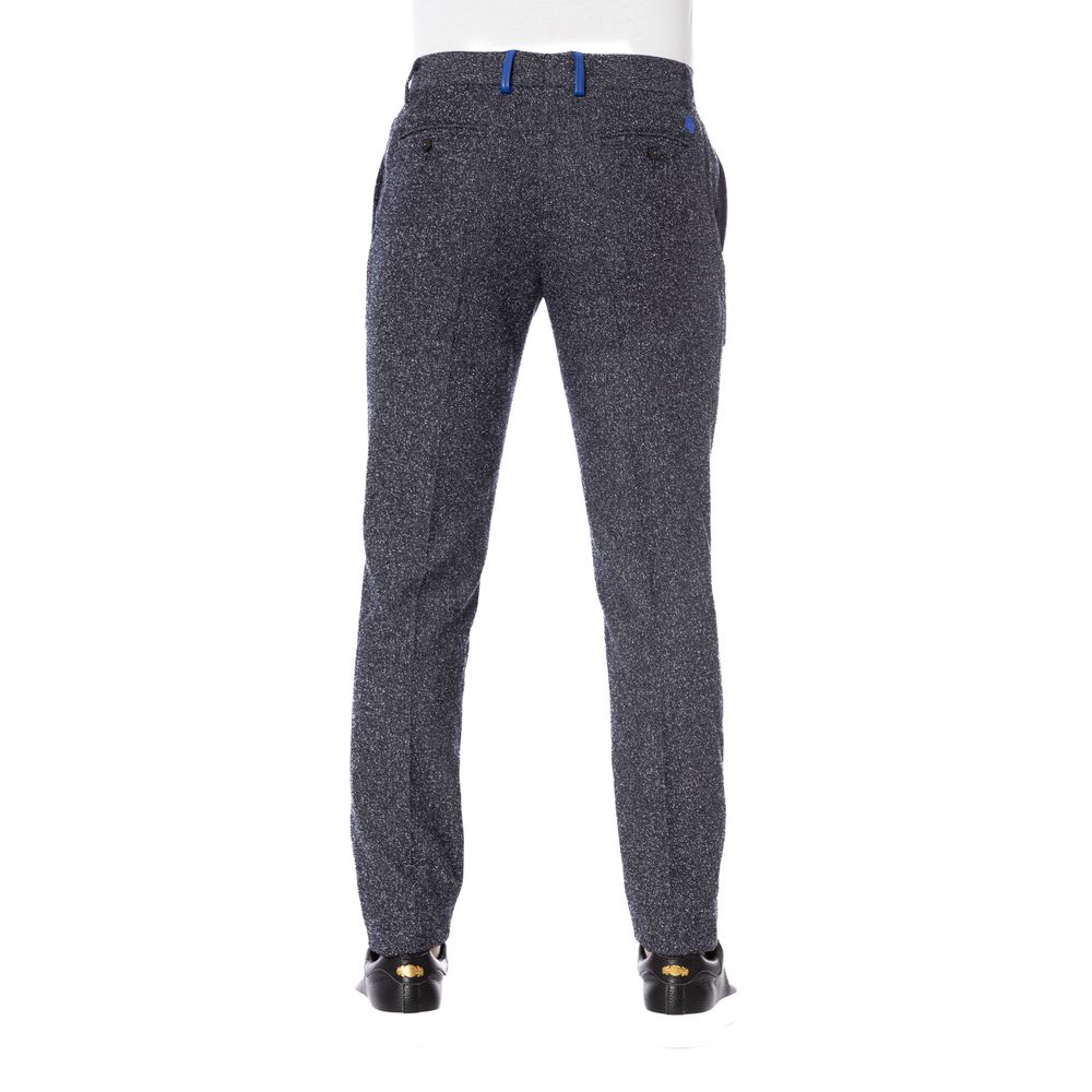 Trussardi Black Cotton Men Pant