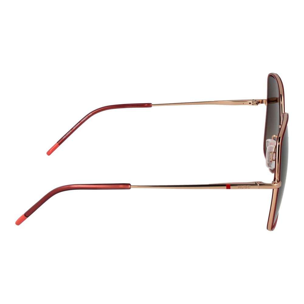 Hugo Boss Red Metal Sunglasses