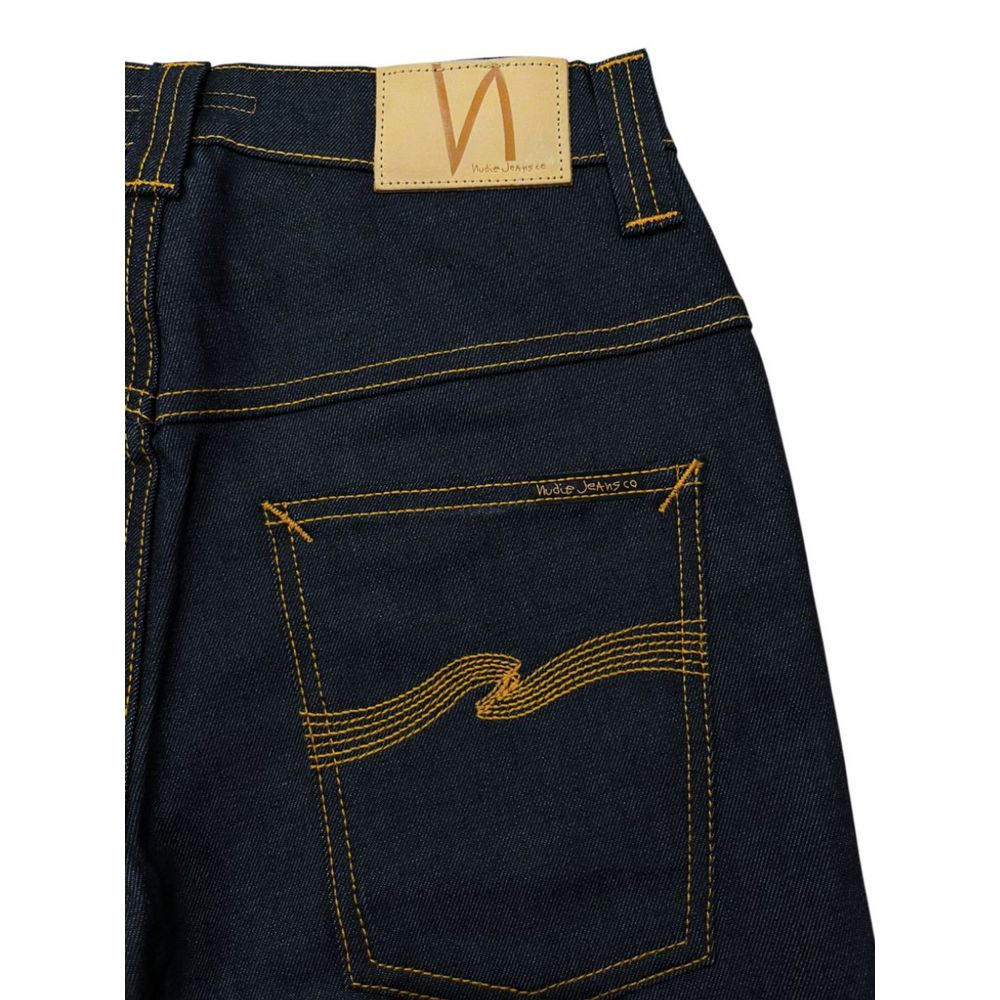 Nudie Jeans Blue Cotton Jeans Denim