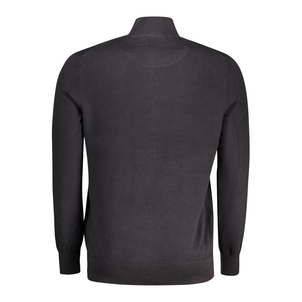 Timberland Black Organic Cotton Men Cardigan
