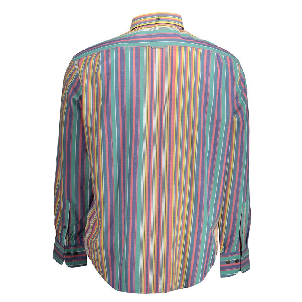 Gant Azzurro Cotton Men Shirt