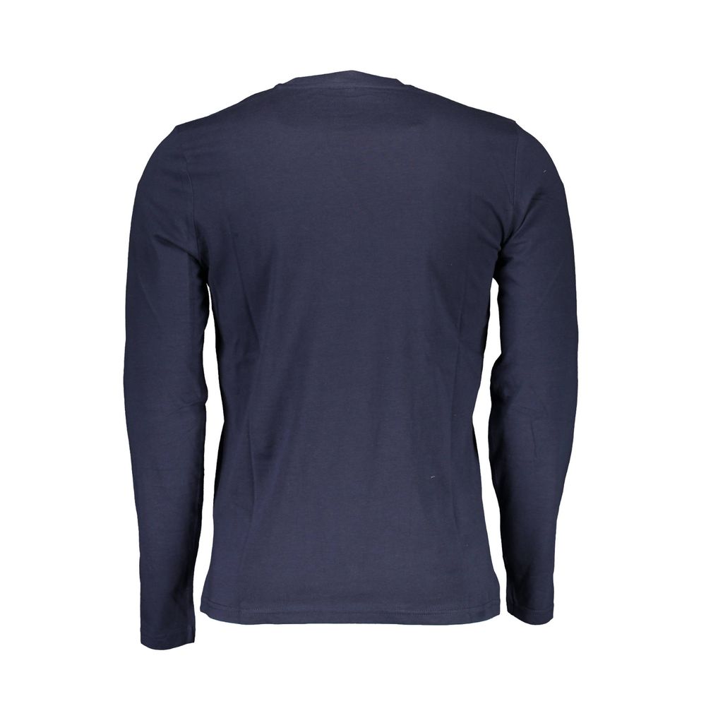 North Sails Blu Cotton Men T-Shirt