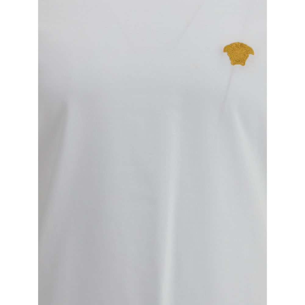 Versace White Cotton T-Shirt