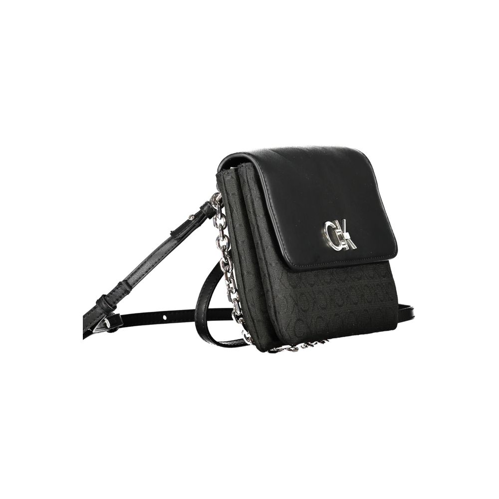 Calvin Klein Black Polyester Women Handbag