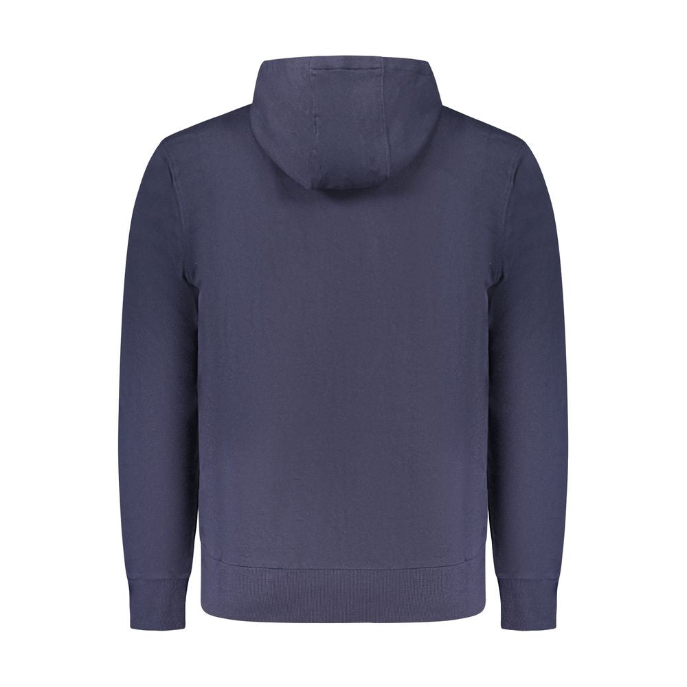 North Sails Blue Cotton Men Sweatshirt