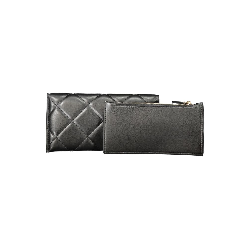 Mario Valentino Black Polyethylene Women Wallet