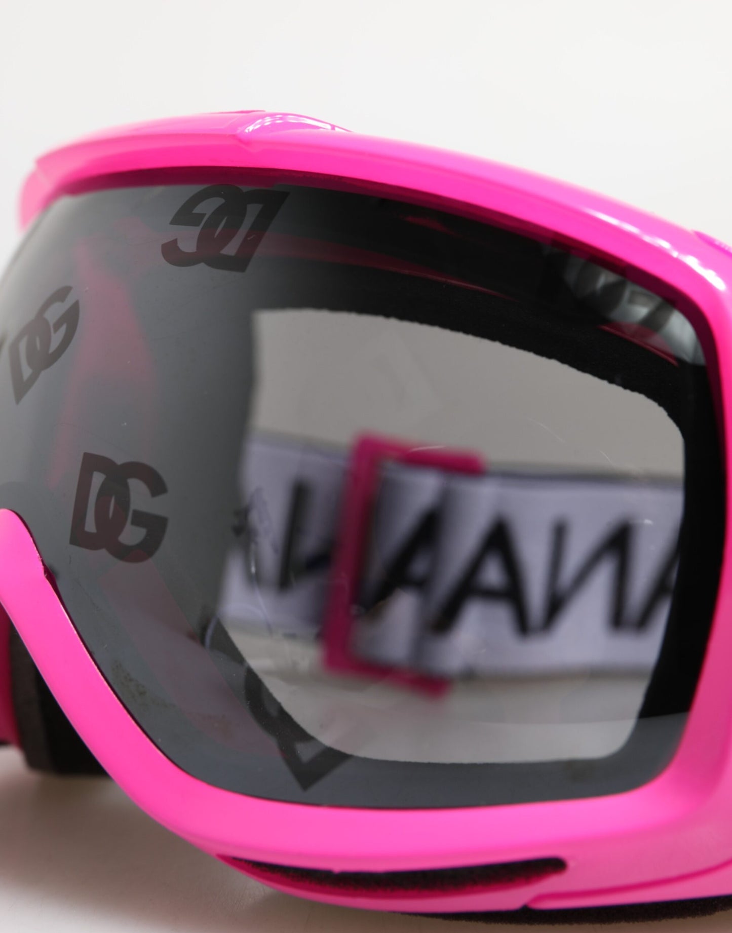 Dolce & Gabbana Fuchsia Pink Logo Ski Goggles DG6182 Mask Sunglasses