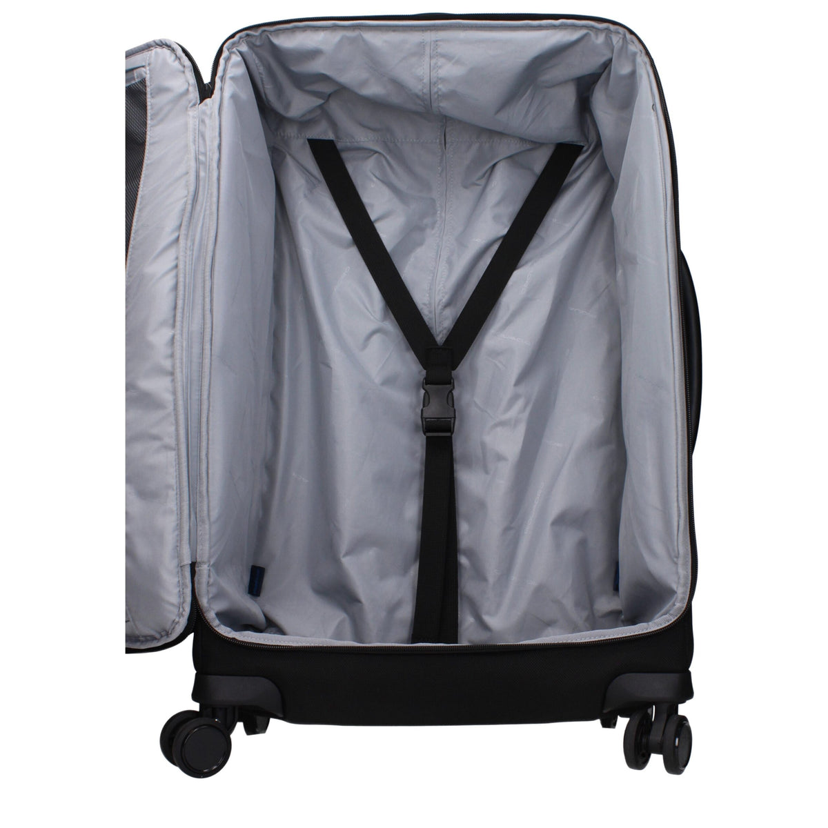 Piquadro Black Fabric Luggage And Travel