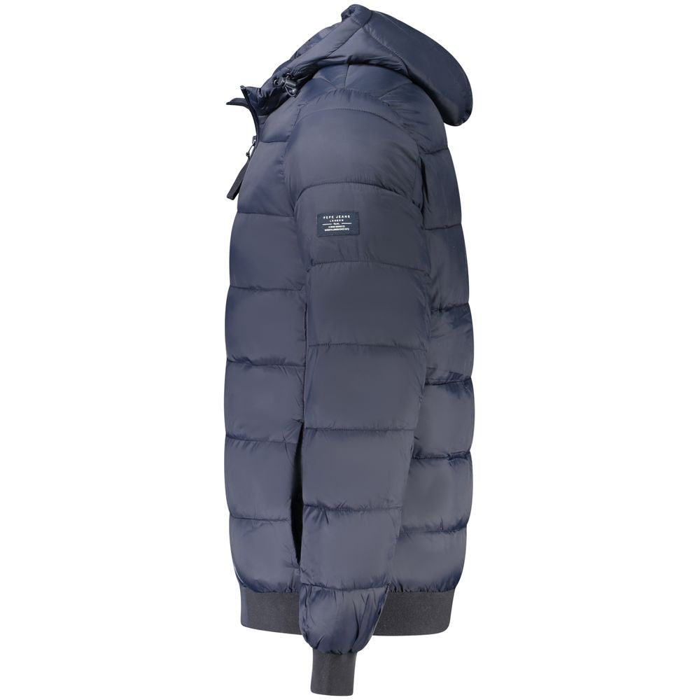 Pepe Jeans Blue Polyamide Jackets & Coat