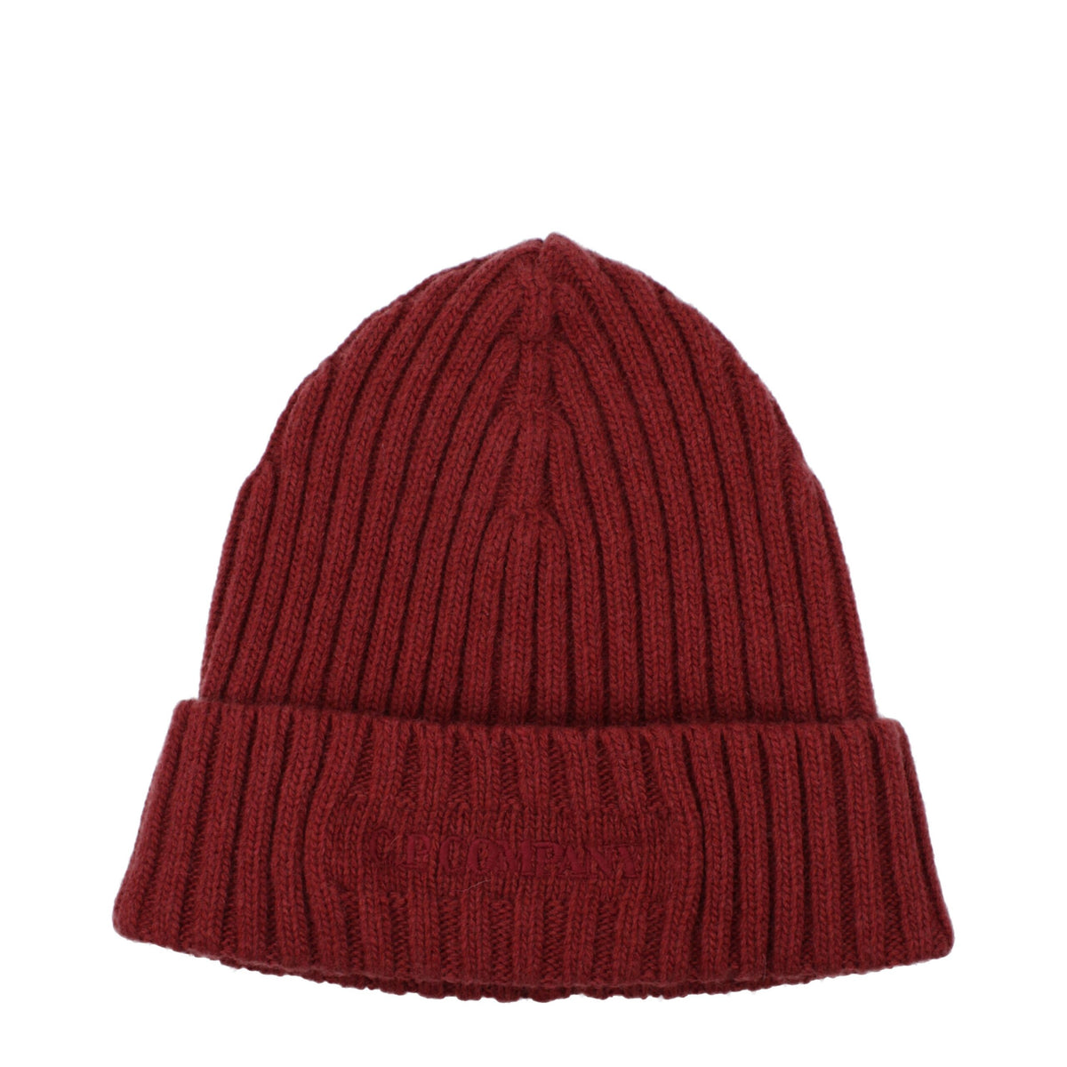 C.P. Company Red Wool Beanie