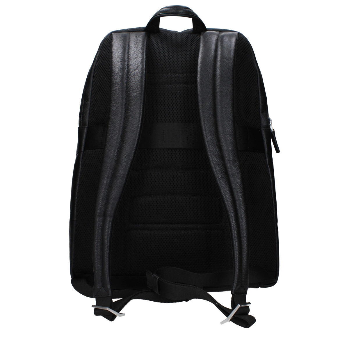 Piquadro Black Leather Backpack