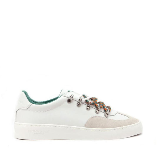 Scotch & Soda White Leather Low Top Sneakers