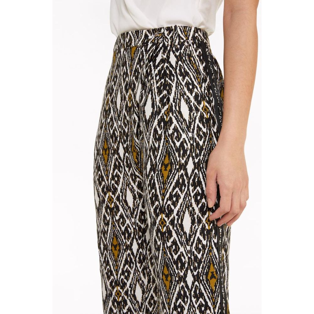 Patrizia Pepe Multicolor Flax Casual Pants