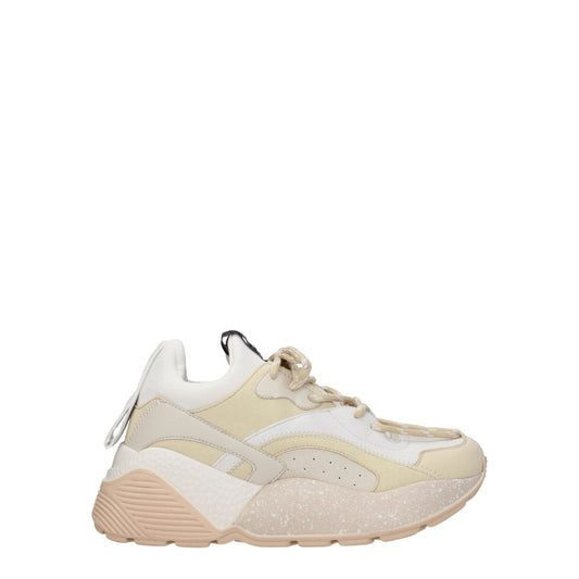Stella McCartney Beige Leather Chunky Sneakers